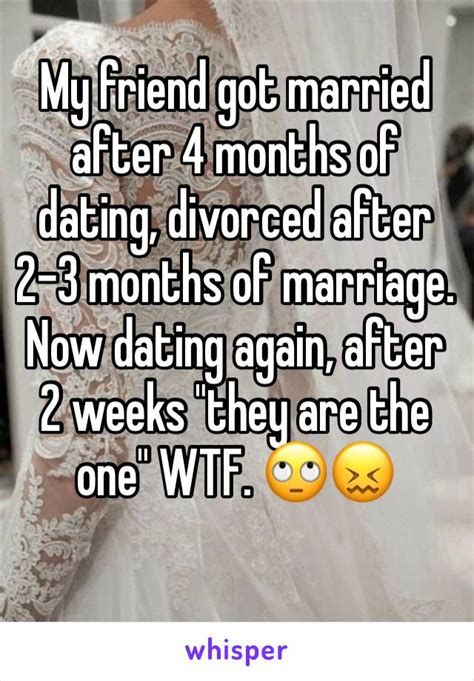 getting married after dating for 2 months